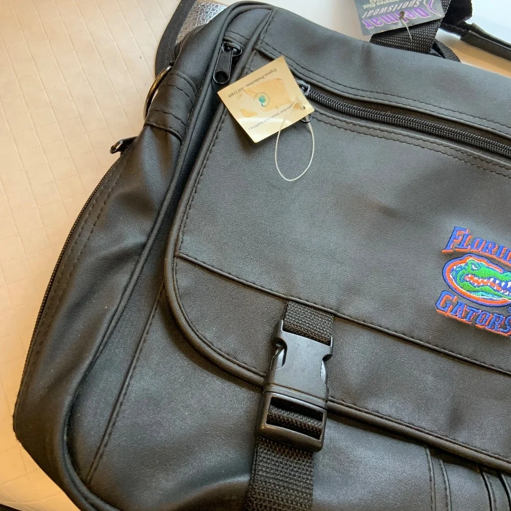 Vintage University of Florida Gators Logo Work Laptop Bag New Broken Zipper